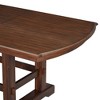 UPHA 6-Piece Wood Dining Table with Removable Leaf, Kitchen Table Set with 4 Upholstered Side Chair and Bench - 4 of 4