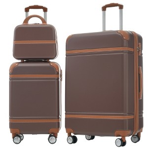 Whisen 3-Piece Hardshell Luggage Set with Cosmetic Case & TSA Lock - 1 of 4
