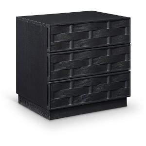 Meridian Furniture,Weave Nightstand - 1 of 4