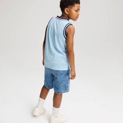 Детские Cat & Jack Boys' Jersey Tank Top - Cat & Jack™ Blue S — фото 2