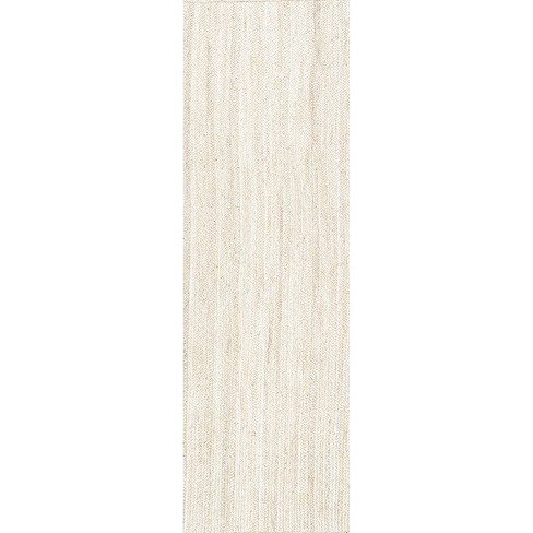 White Solid Loomed Area Rug 9'x12' - Nuloom : Target