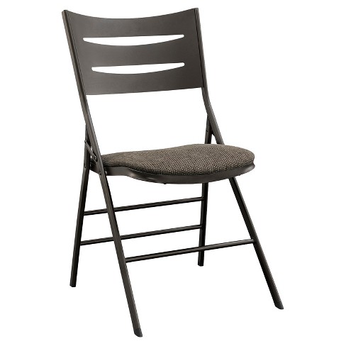 Set Of 4 Sudden Comfort Destiny 3 Slat Black Folding Chair