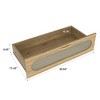 SKRAN Modern Farmhouse Cabinets, Wood Dressers & Pantry Units, Storage Cabinet for Home, Bedroom, Living Room & Home Office, Wood color - 4 of 4