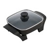 Brentwood SK-46 8-Inch Nonstick Electric Skillet in Black with Lid - 2 of 4