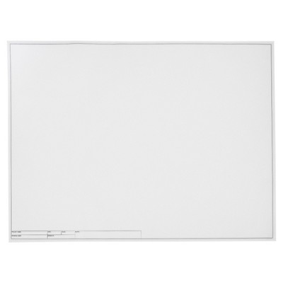 Bright Creations 20 Sheets Vellum Paper Sheets with Engineer Title Block, Translucent Tracing Paper, 24x18 In