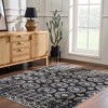 Hauteloom Kahraman Black & White Washable Rug - 4 of 4