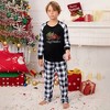 Christmas Pajamas for Family Pjs Matching Sets PlaidShirts Pants Sleepwear Nightwear Women Men Kids - 2 of 4