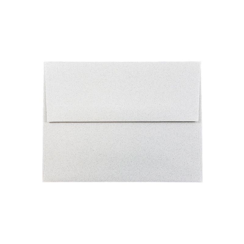 JAM Paper A2 Passport Invitation Envelopes 4.375 x 5.75 Granite Silver Recycled Bulk 250/Box, 1 of 5