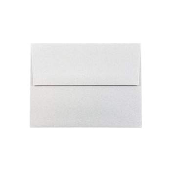JAM Paper A2 Passport Invitation Envelopes 4.375 x 5.75 Granite Silver Recycled Bulk 250/Box
