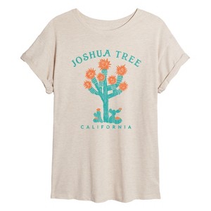 Women's - Instant Message - Joshua Tree Oversized Graphic T-Shirt