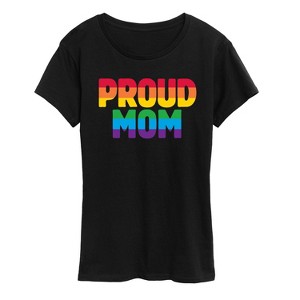 Women's - Instant Message - Proud Mom Short Sleeve Graphic T-Shirt - 1 of 4