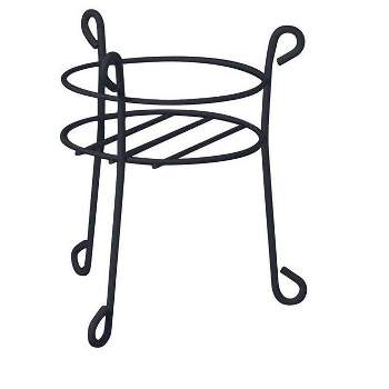 Panacea 15 in. H Black Steel Plant Stand