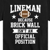 Boys' - Instant Message - Lineman Brick Wall Position Short Sleeve Graphic T-Shirt - 2 of 4