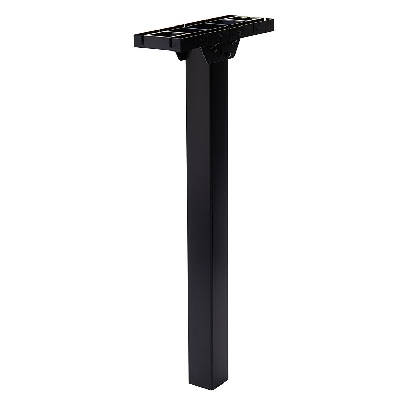 Architectural Mailbox Patriot Post and Mounting Board Mailbox and Address Posts Black, 1 of 5