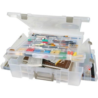 Clear Polypropylene Stackable Collapsible Lidded Storage Box