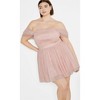 Women's Plus Size Lulu Dress - dusty pink | CITY CHIC - 3 of 4