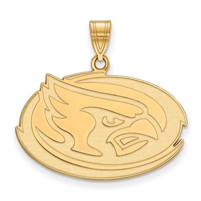 Black Bow Jewelry 10k Yellow Gold Iowa State Cyclones NCAA Large Pendant