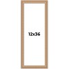 PosterPalooza | Panoramic Weathered Yellow Picture Frame - UV Acrylic, Foam Board Backing, Hanging Hardware - 2 of 4