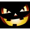 Men's Design By Humans Halloween Pumpkin Evil Smiley Face By artdim T-Shirt - 2 of 4