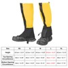 Unique Bargains Waterproof 600D Oxford Rain Snow Boot Shoe Gaiters 1 Pair - 2 of 4