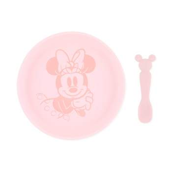 Disney Bumkins 2pc Disney Minnie Mouse Feeding Set - Salmon Pink