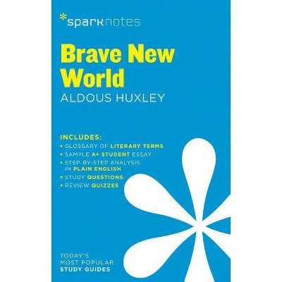 Brave New World Sparknotes Literature Guide, 19 - by  Sparknotes & Aldous Huxley (Paperback)