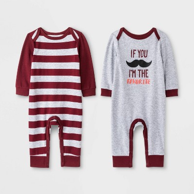 maroon baby romper