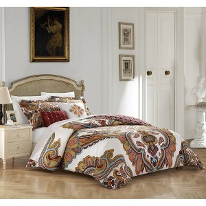 Chic Home Design King 5pc Rupa Comforter & Sham Set Beige