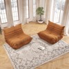 SYFERLORY Soft Beanbag Chair Set of 2，Fireside Bean Bag Lounger Memory Foam Chair For Home, Apartment Or Gaming Venue - 2 of 4