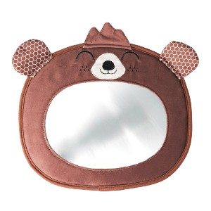 Diono Easy View Bear Baby Car Mirror for Rear Facing Infant, Adjustable, Shatterproof, Crash Tested - 1 of 4