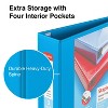 Staples 976046 4-Inch Staples Heavy-Duty Binder with D-Rings Blue
