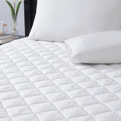 Queen White Waterproof Hypoallergenic Mattress Pad