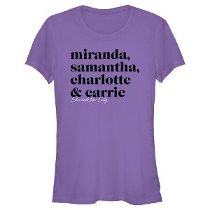 Junior's Women Sex and the City The Gals Text T-Shirt - 1 of 4