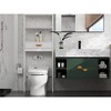 NicBex Over The Toilet Storage Cabinet with 2 Adjustable Shelves&1 Drawer,Matte White Finish Toilet Cabinet for Bathroom,Space-Saving Organizer - 3 of 4