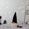 Northlight LED Lighted Polka Dot Knit Hat Gnome Christmas Decoration - 10" - Black and White - 2 of 4