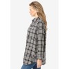 Woman Within Plus Size Two-Piece Flannel Shirt And Tee - 4 of 4