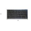 HomeRoots 19" X 39" Black Rubber Outdoor Door Mat - 3 of 4