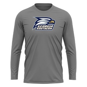 Georgia Southern University Adult Sport Long Sleeve Shirt Primary Logo, Black - 1 of 4