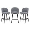 Spruce&Spring 27" Swivel Counter Height Bar Stool with Metal Legs - 3 of 4