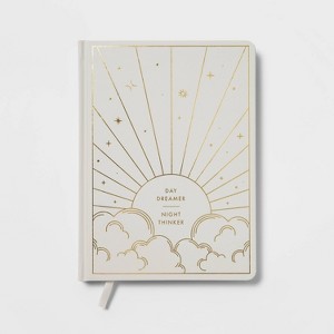 240 Sheet College Ruled Journal 7.75"x5.5" Day Dreamer - Threshold™: Multicolor Hard Cover, Acid-Free, Rounded Corners - 1 of 3