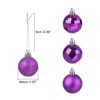 Unique Bargains Acrylic DIY Craft Party Christmas Tree Ornament Hanging Balls 1.57" 24 Pcs - 2 of 4