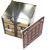 Ukonic Minecraft Crafting Table Tin Storage Box Cube Organizer With Lid