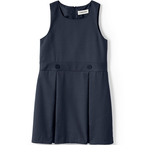 Lands' End School Uniform Kids Jumper Top Of Knee - 8 - Classic Navy ...