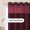BAGOKIE 72"x75" Waffle Weave Hookless Shower Curtain, Pack of 1 - 3 of 4