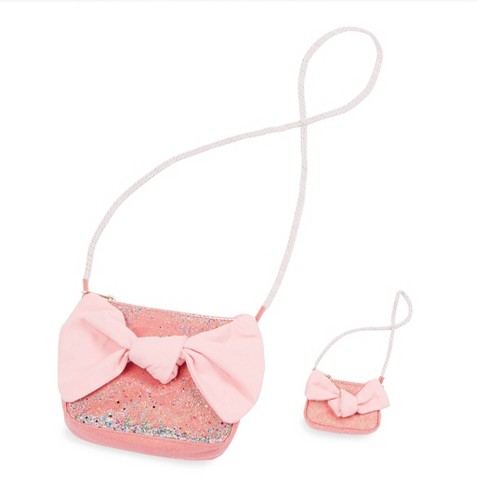 Girls Glitter Bow Crossbody Bag