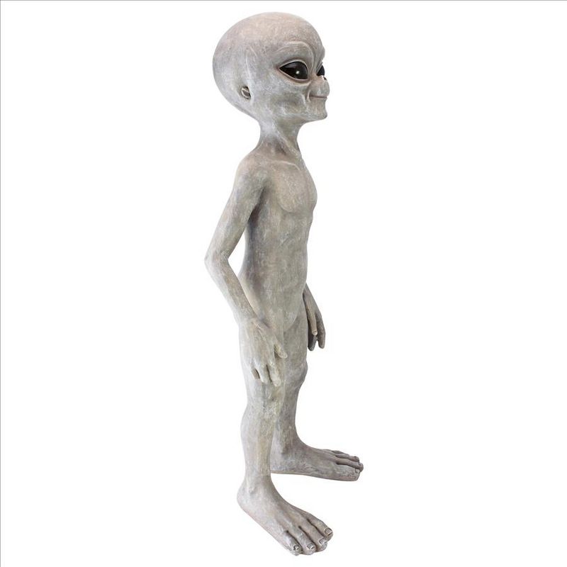 Design Toscano The Out-of-this-World Alien Extra Terrestrial Statue: Large, 3 of 6