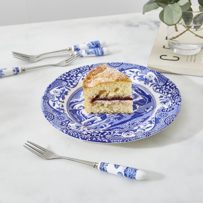 Spode Blue Italian Pastry Forks 6" (Set of 6)