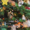 Rustic Brown Creche with Angel Nativity 4.5 x 3.5 Resin Decorative Hanging Ornament - 4 of 4