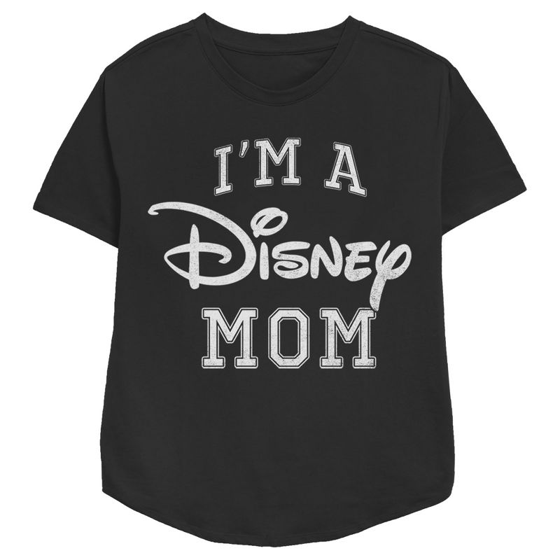 Women's Disney I'm a Mom Distressed Logo T-Shirt, 1 of 4