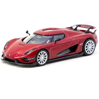 Koenigsegg Regera Red Metallic "Global64" Series 1/64 Diecast Model by Tarmac Works